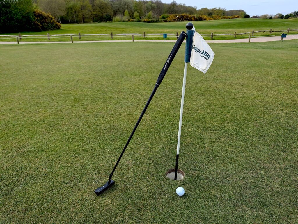 L.A.B Golf Link 2.1 Putter on the green