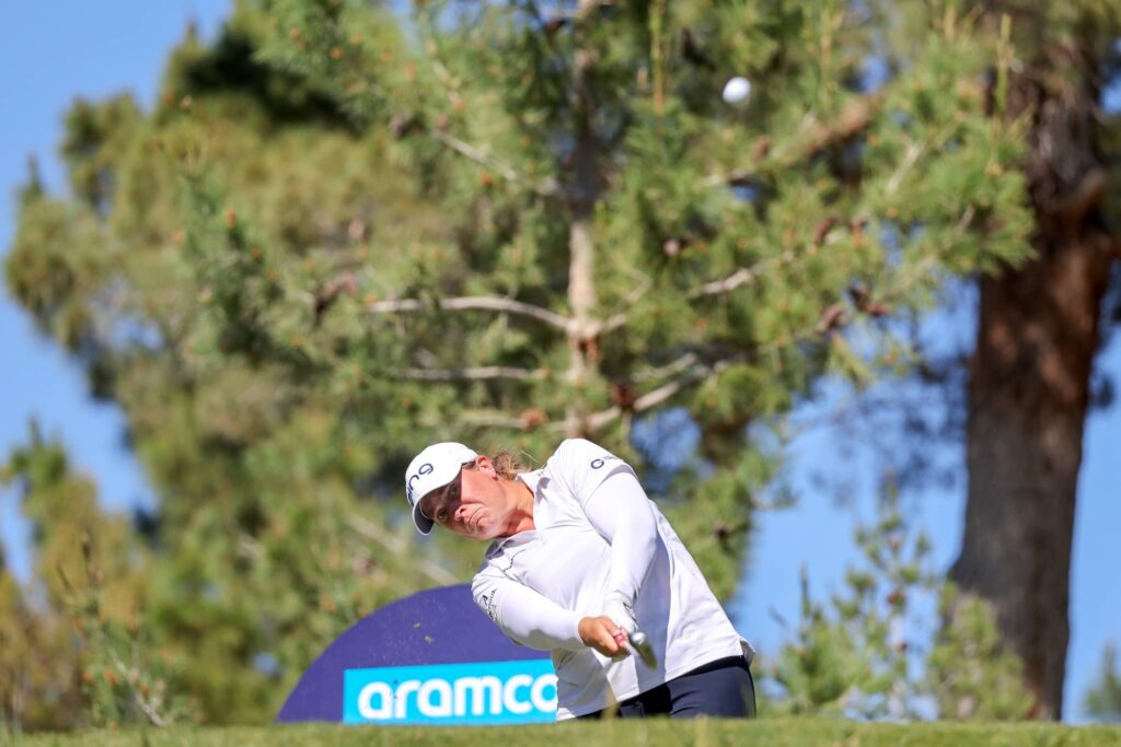 R2 Aramco Championship Leader Lauren Coughlin