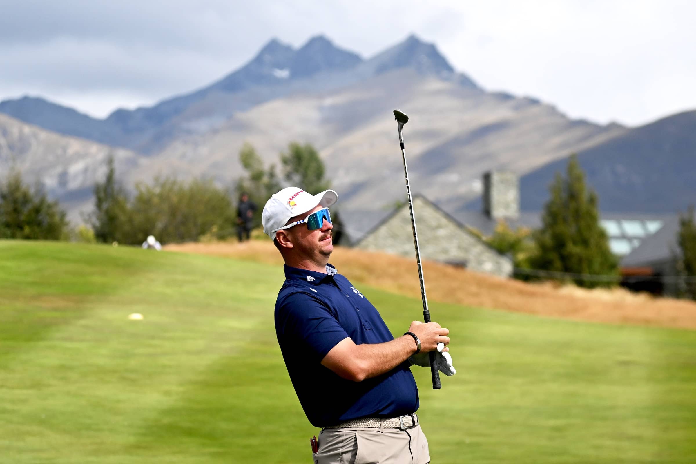 Lucas Herbert of Australia pictured during round four of the 105th New Zealand Open at Millbrook Golf Resort.