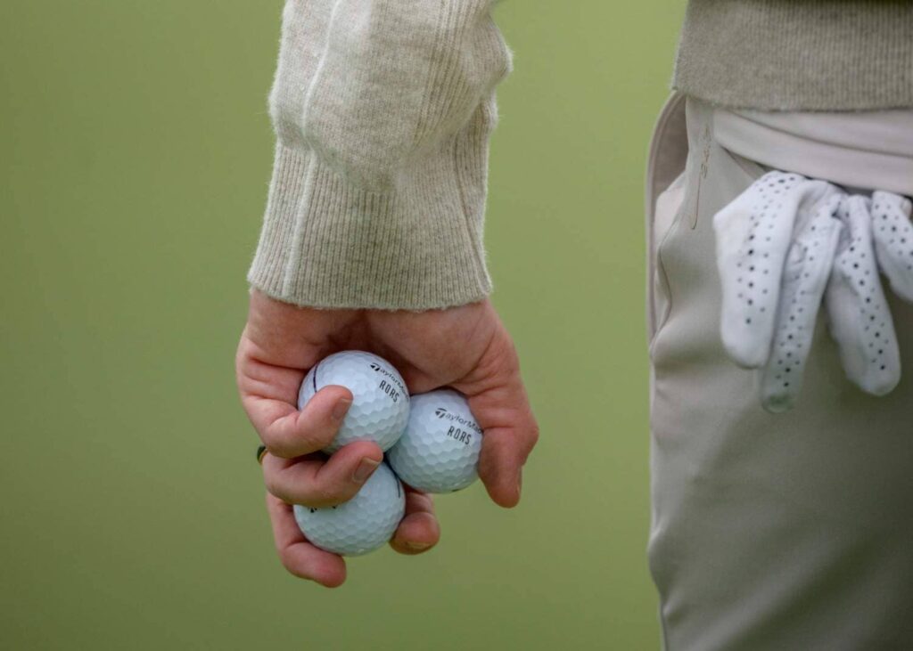 Rory Holding His TP5 Balls at The-Masters