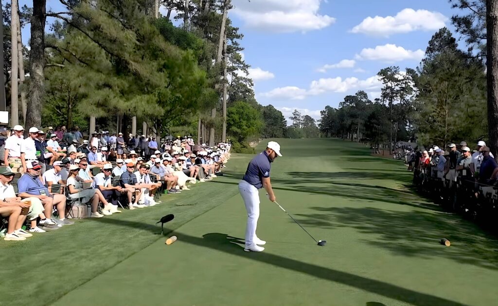 Tyrrell Hatton at The Masters