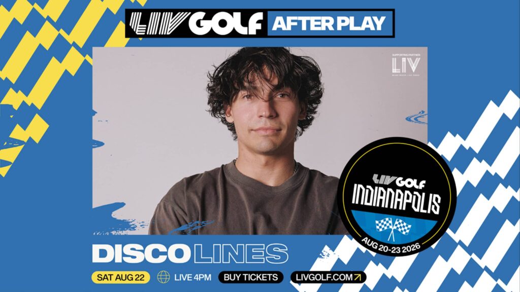 Disco Lines will perform at LIV Golf Indianapolis