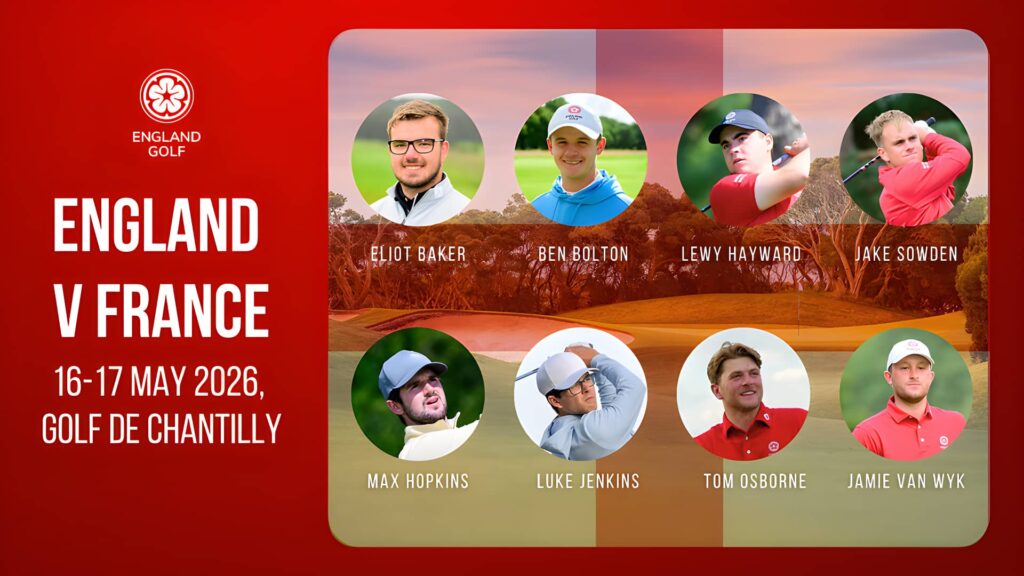 England Golf Team to face France 2026
