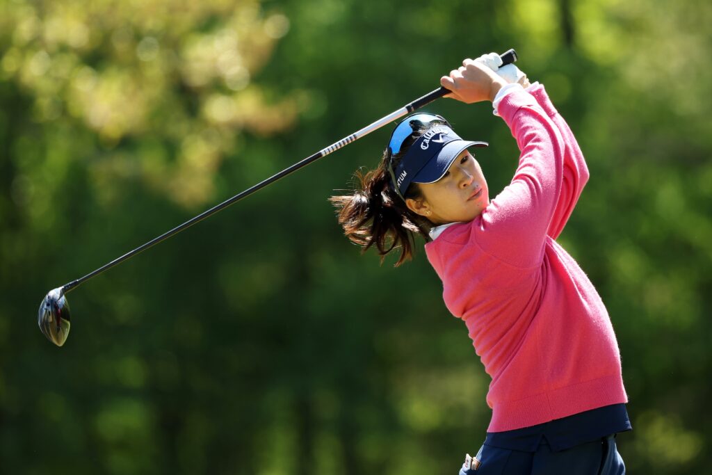 R1 Mizuho Americas Open 2026 Leader Andrea Lee
