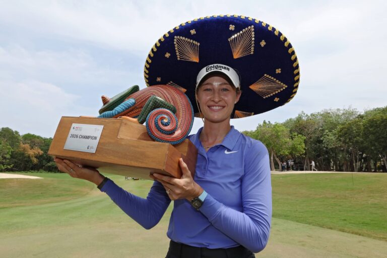 Riviera Maya Open Winner Trophy Nelly Korda