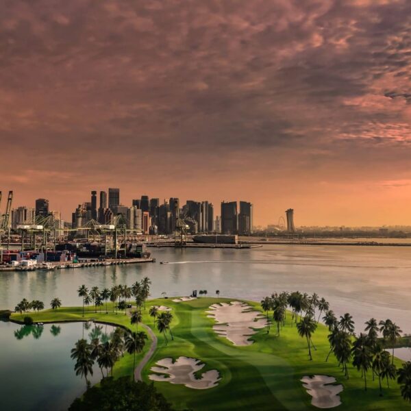 Sentosa Golf Club’s iconic Hole 5 of The Serapong Course