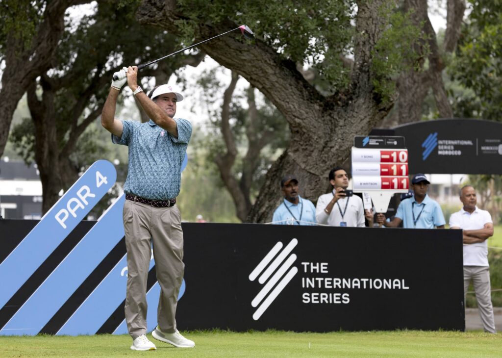 Bubba Watson of the USA pictured during round three of International Series Morocco presented by Visit Morocco at Royal Golf Dar Es Salam (Red Course).