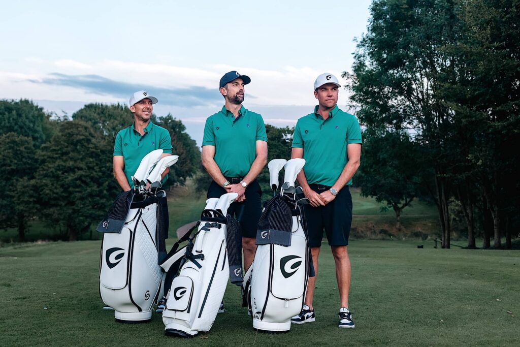 Caddy Clubhouse founders, Chris Rice, Adam Marrow, Jonathan Smart (L-R)