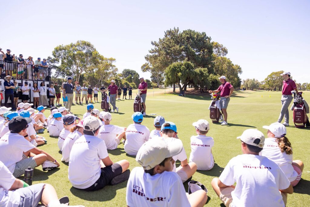 Captain Cameron Smith, Marc Leishman, Elvis Smylie and Lucas Herbert of Ripper GC