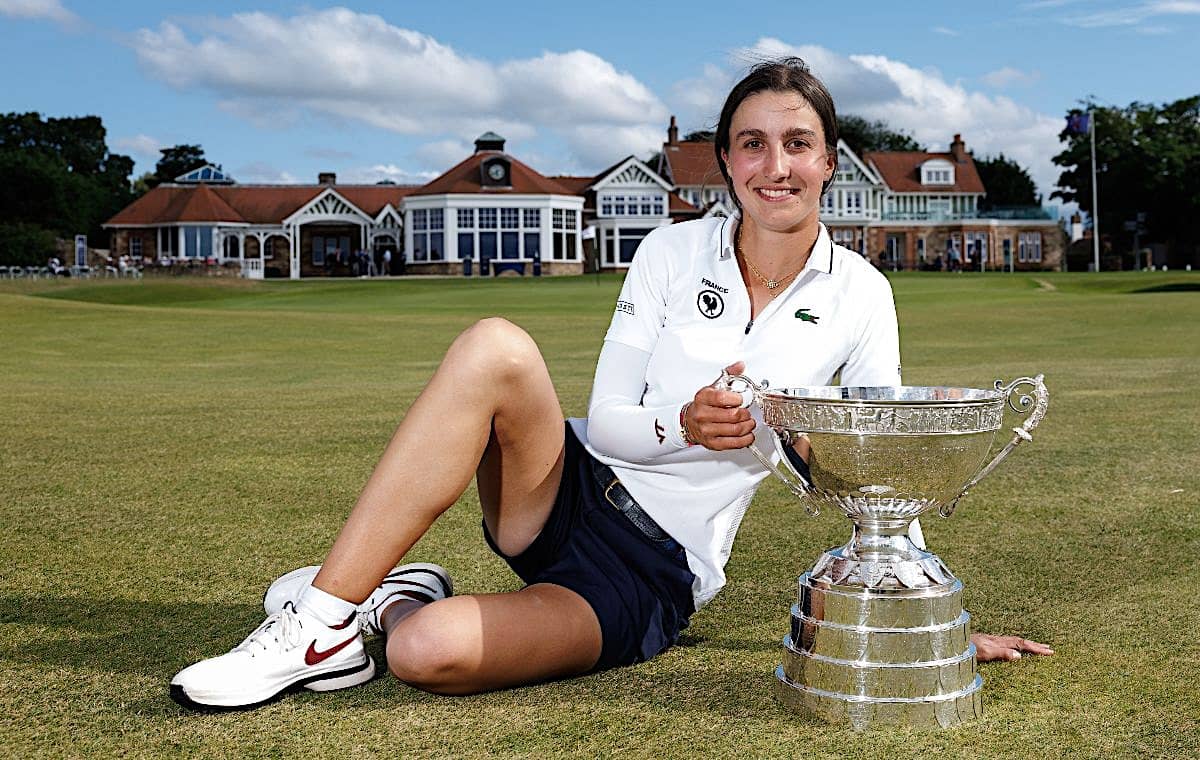France’s Valentine Delon won The 123rd Women’s Amateur Championship after a hard-fought Final at Muirfield.