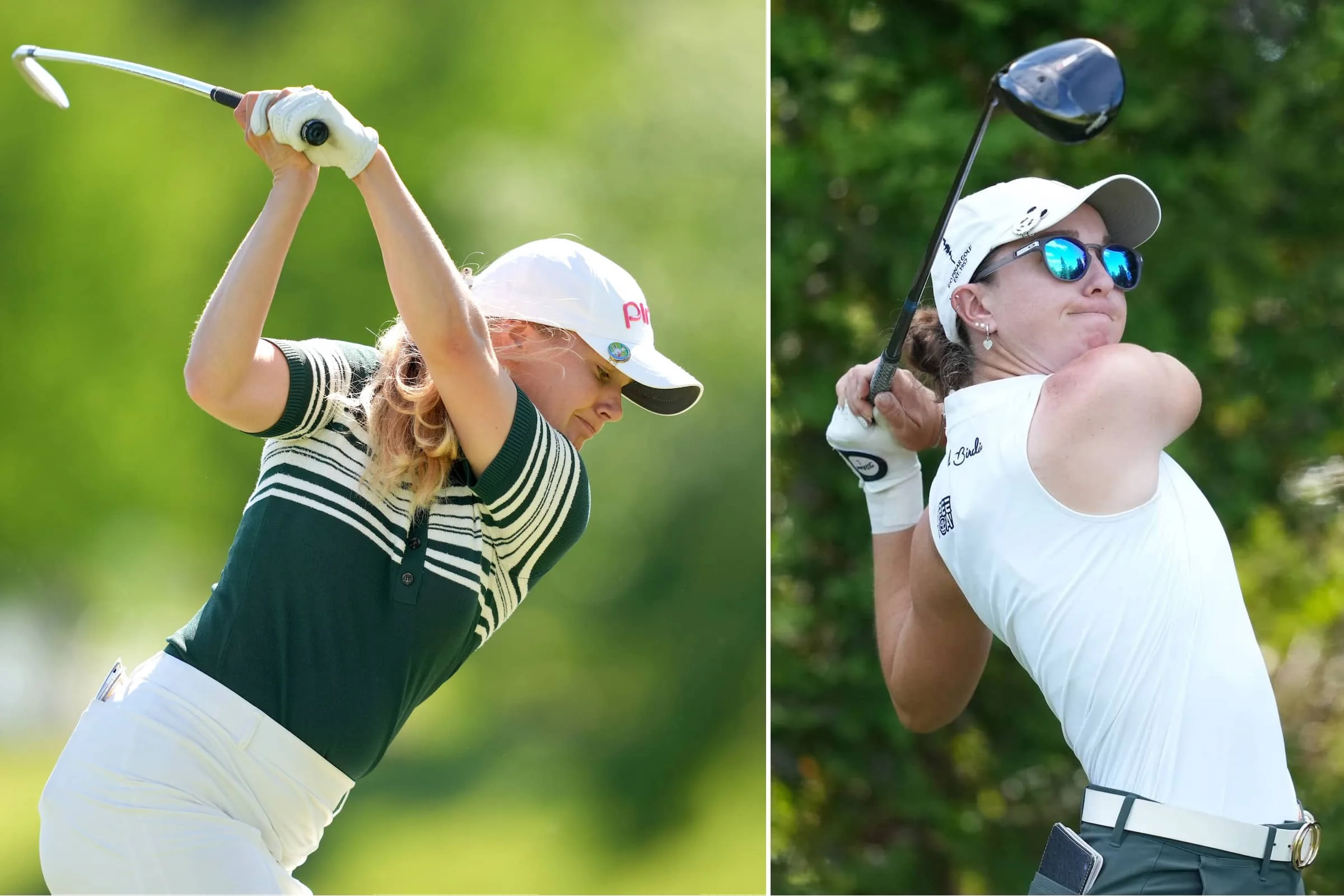 R2 Dow Championship Leaders Celine Borge and Polly Mack