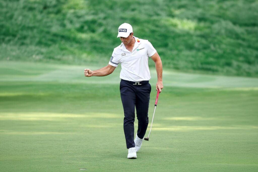 Viktor Hovland’s Winning Lindeberg Shirts Take The Spotlight After Travelers&hellip;
