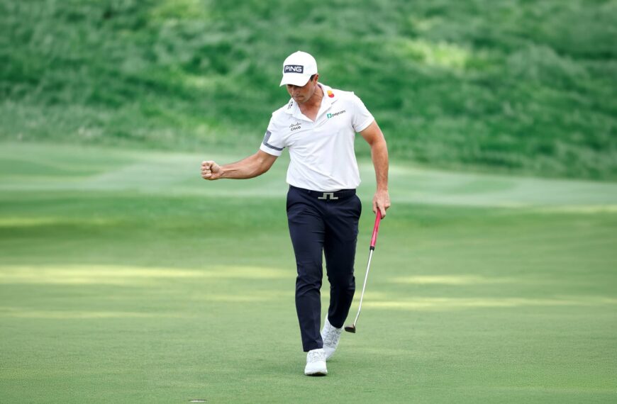 Viktor Hovland’s Winning Lindeberg Shirts Take The Spotlight After Travelers Playoff Win