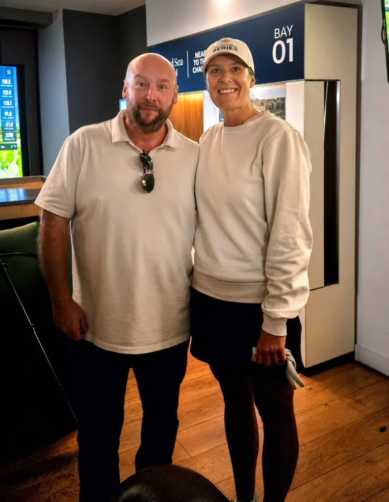 Andy Devaney with Marianne Skarpnord