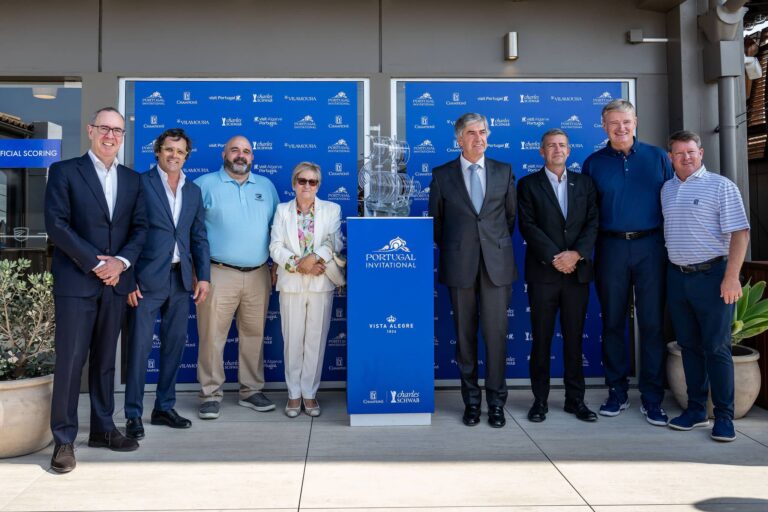 Carlos Abade; John Calvão; Isolete Correia; Pedro Machado; André Gomes; Ernie Els; and Miller Brady