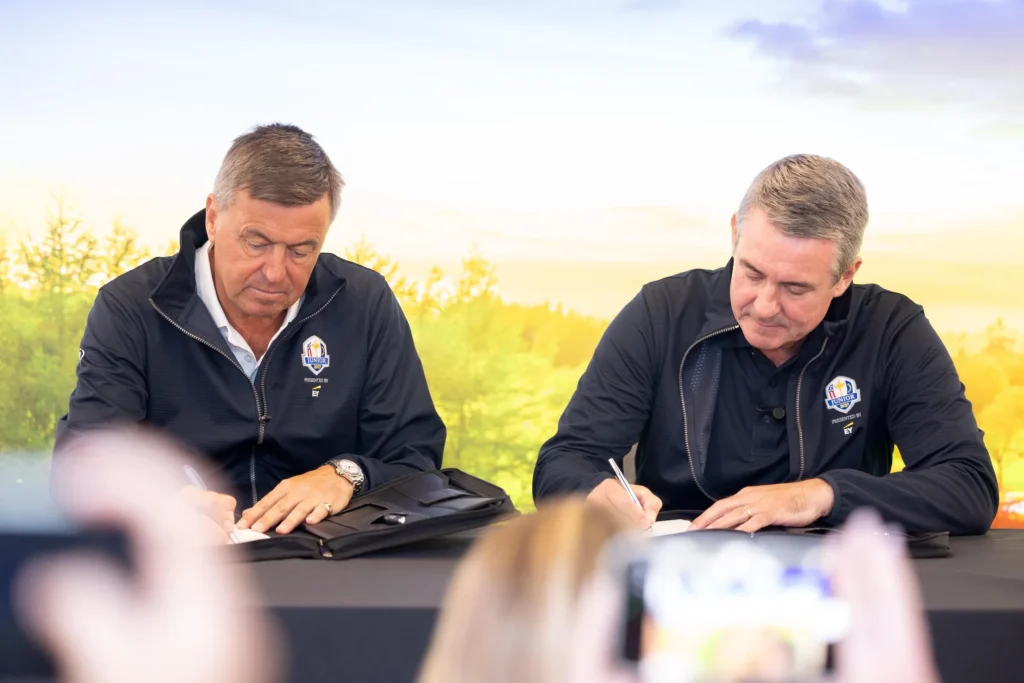 EY Junior Ryder Cup Sign