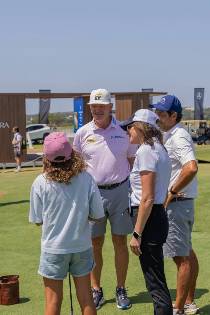 Ernie Els Portugal Invitational Clinic with Children