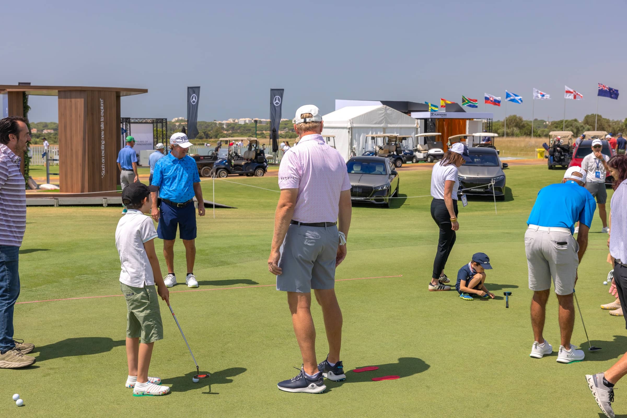 Ernie Els Portugal Invitational Clinic with Children