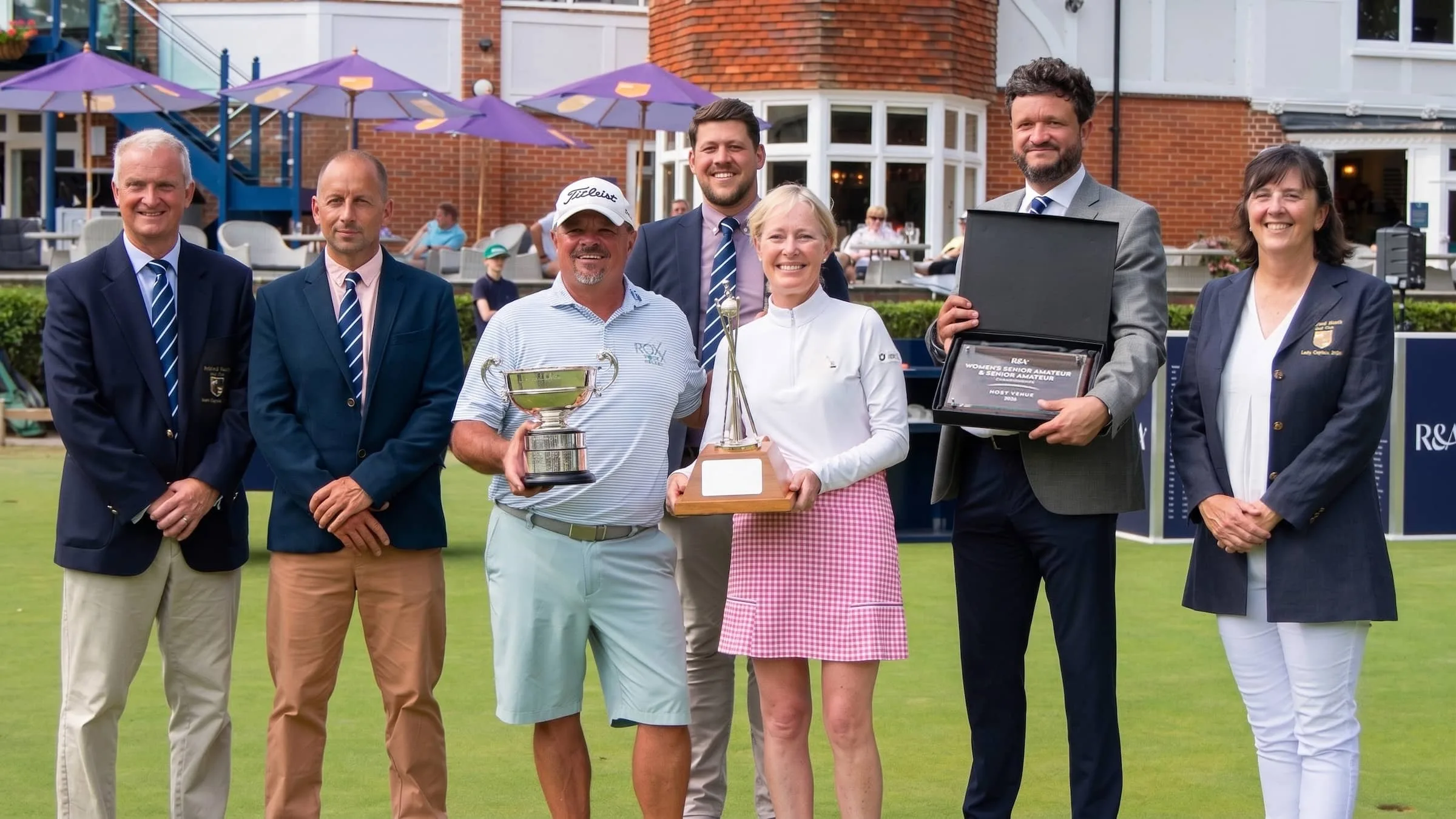 Frilford Heath Golf Club Oxfordshire, Bryan Hoops and Lara Tennant