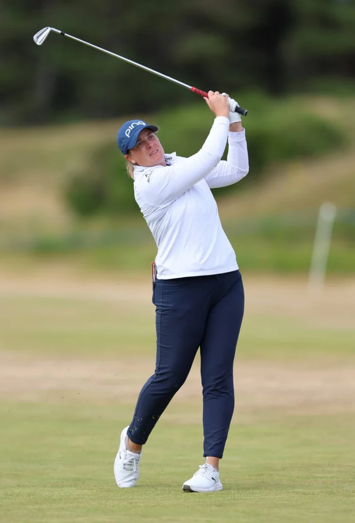 R1 Co-Leader Lauren Coughlin ISPS HANDA Women's Scottish Open