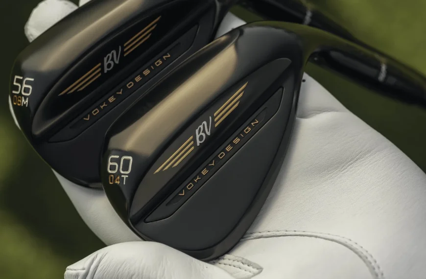 Vokey Design SM11 Black Vapor Irons with Flight Lines