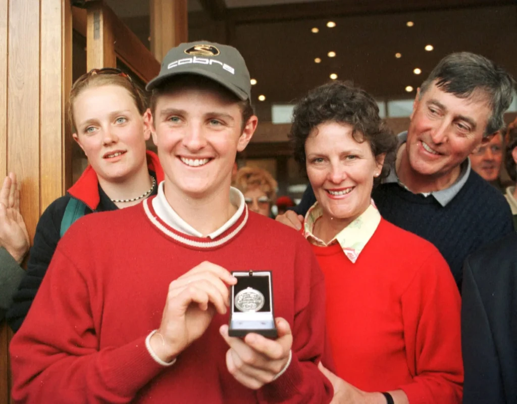 Young Justin Rose at Birkdale 98