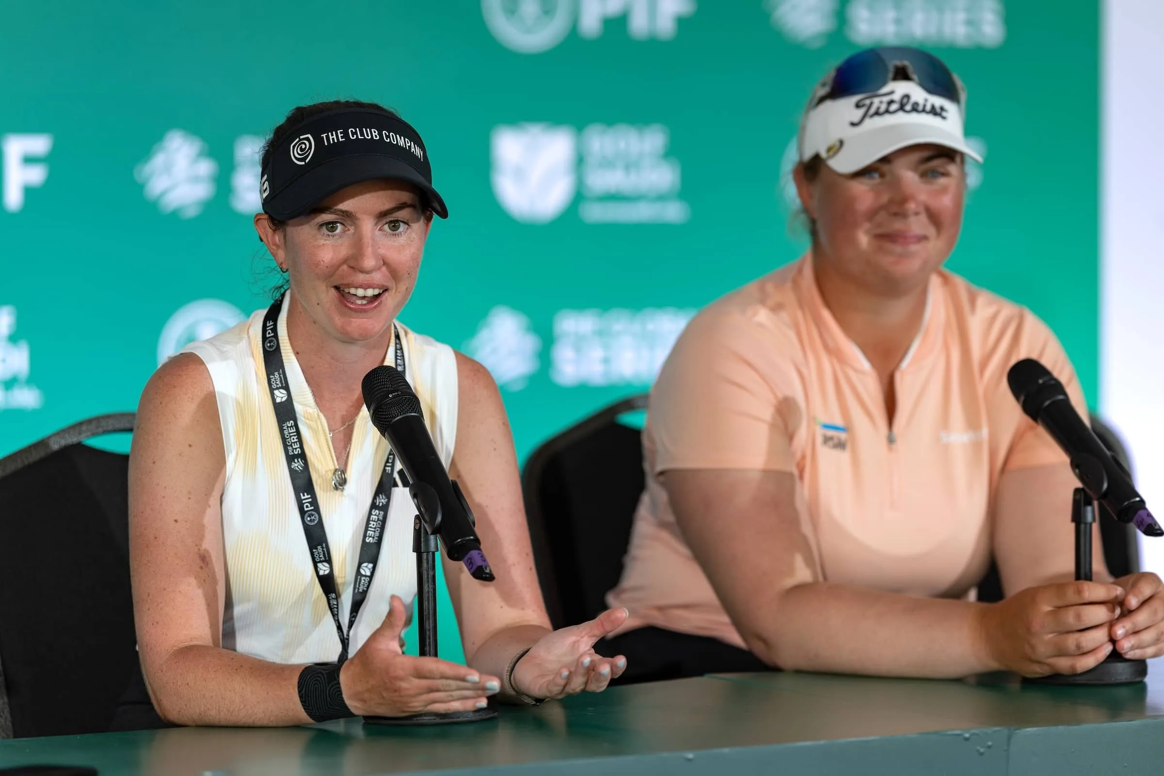 Cara Gainer and Alice Hewson at the 2026 PIF London Championship