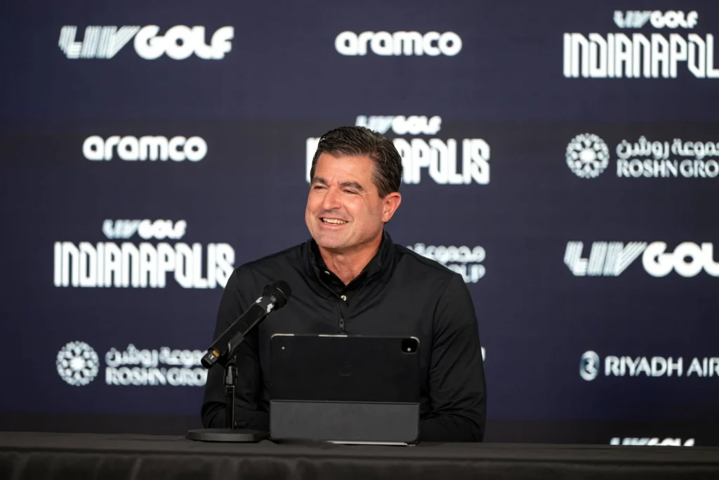 CEO Scott O’Neil holds press conference