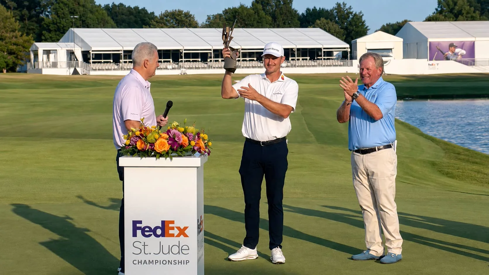 Justin Rose 2025 winner of the FedEx St. Judes Tournament