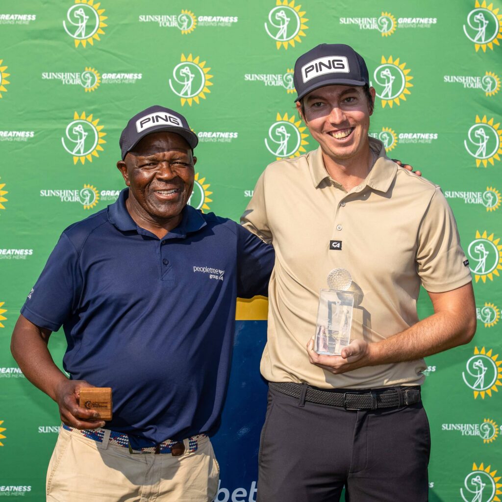 Luke Brown with his Caddie