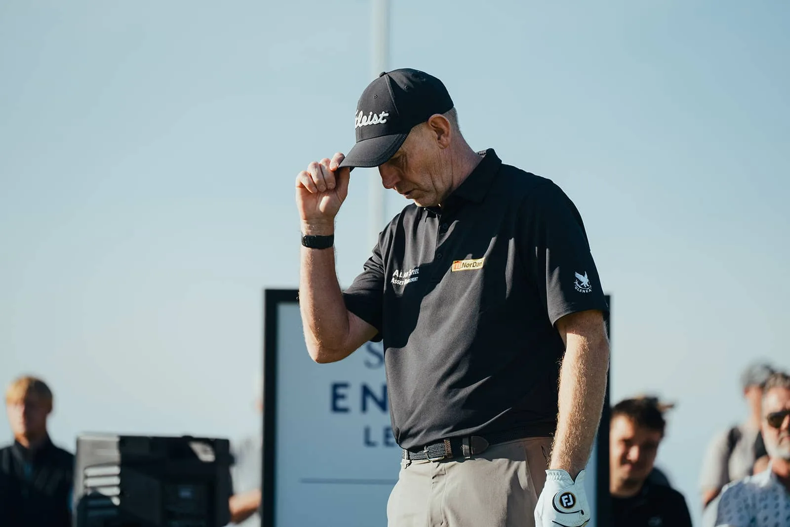 Stephen Gallacher leads the Staysure English Legends by two shots