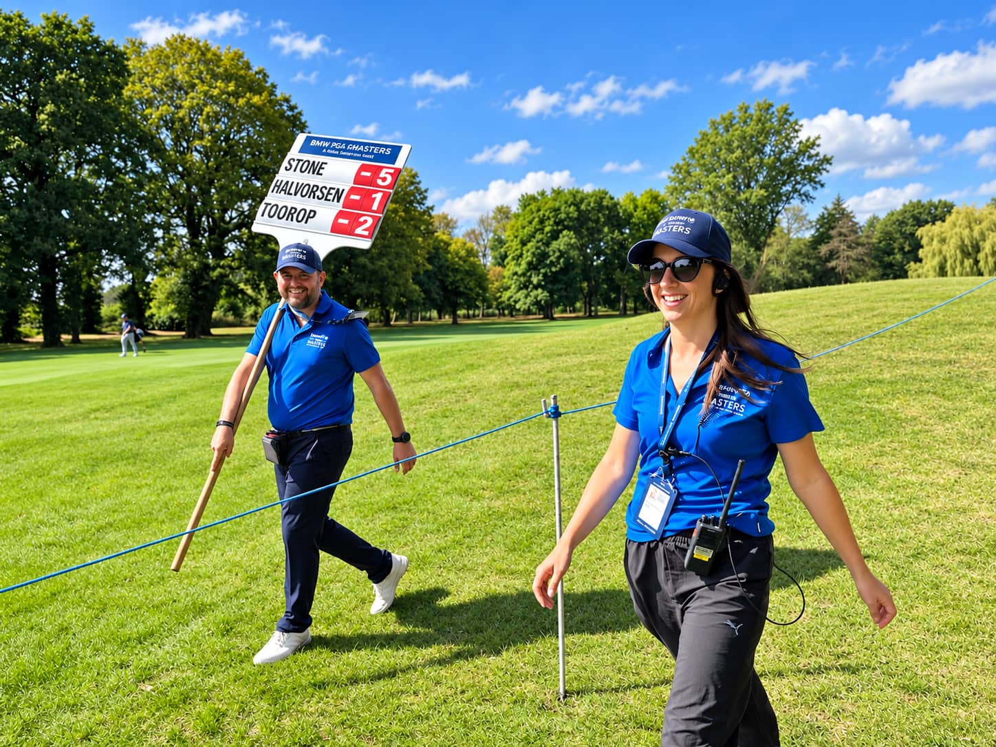 Leanne Corbishley British Masters Volunteers on the Fairway