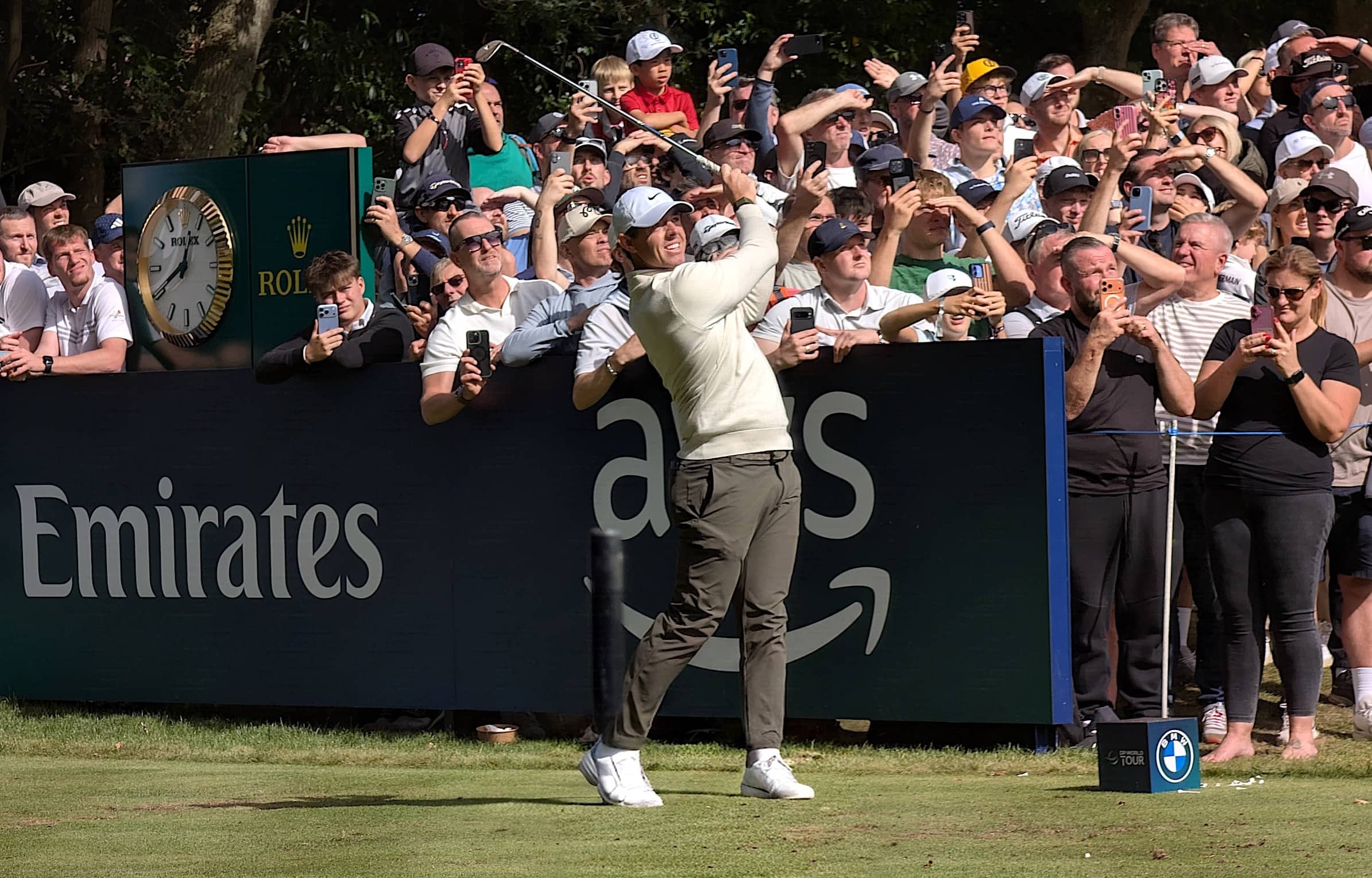 Rory McIlroy at the 2026 BMW PGA Championship at Wentworth