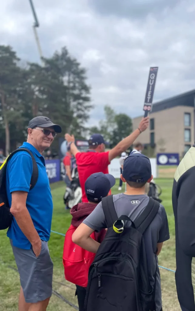 Volunteer at British Masters Golf