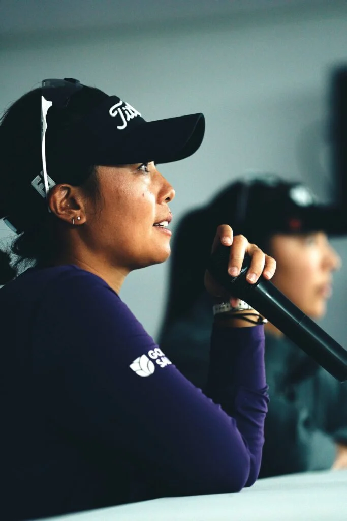 Danielle Kang, during the Aramco Korea Championship conference