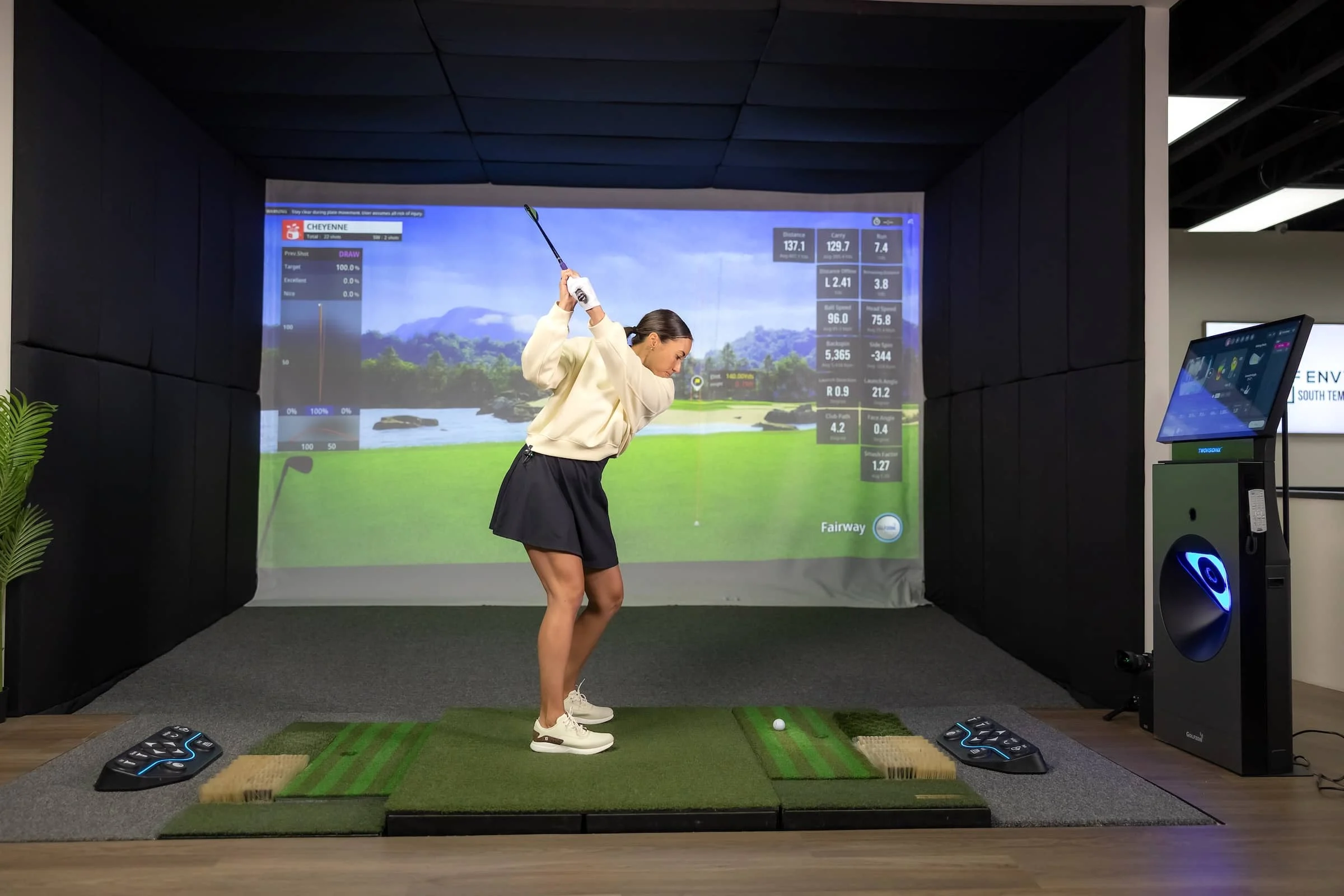 Golf Genius Simulator Golfer