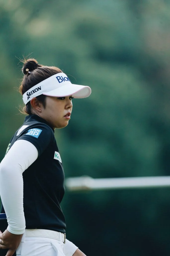 Miyu Yamashita during the Aramco Korea Championship at New Korea Country Club
