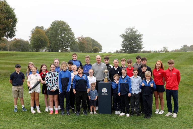 Ryder Cup Captains Luke Donald and Jim Furyk at Rathbane Golf Club
