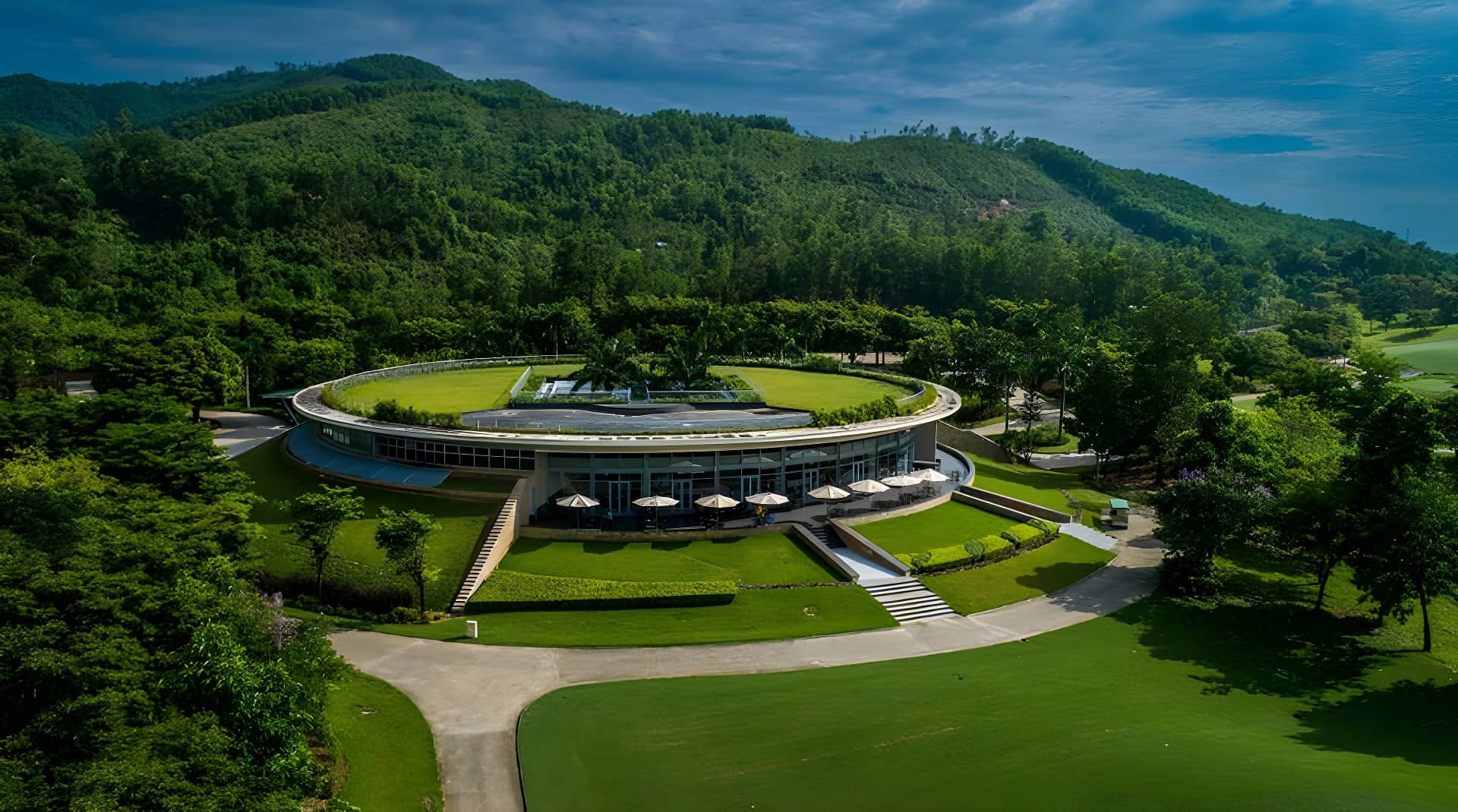 The clubhouse at Ba Na Hills Golf Club