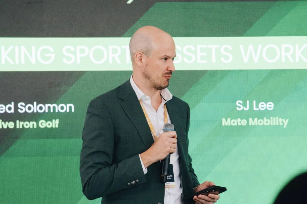 Thomas Rudy, Chief Investment Officer, Golf Saudi, during the Aramco Korea Championship 2026